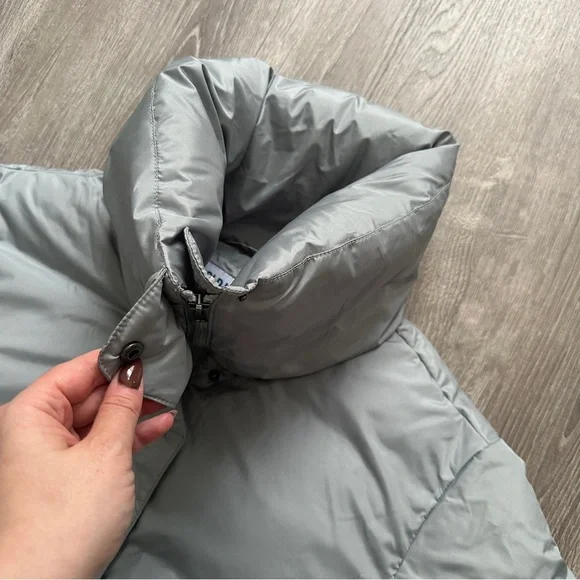 Old Navy Light Blue Puffer Coat - Picture 3 of 6